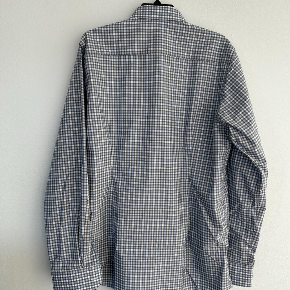 ETON Contemporary Fit Check Organic Cotton Dress Shirt - Picture 4 of 4